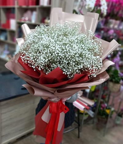 Букет цветов из: Гипсофила в Макариху