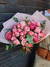Букет розы в пальмах в Макариху Букет цветов из: Розы в Макариху